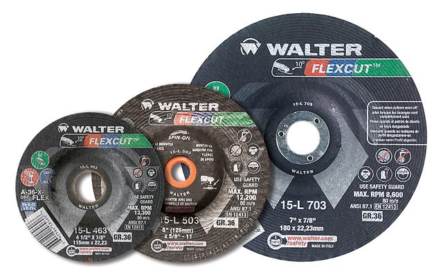 Walter 4-1/2 x 7/8 Type 27 Flexcut Cut-off Wheel 14 pcs - Open Box - 15L460