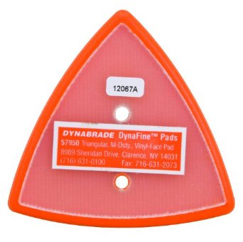 Dynabrade 2-7/8"x3-1/8" Triangular Disc Pad - DY 57950