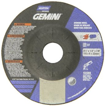 Norton 6x1/4x7/8 Gemini Grinding Wheel 20pk - N66252801865