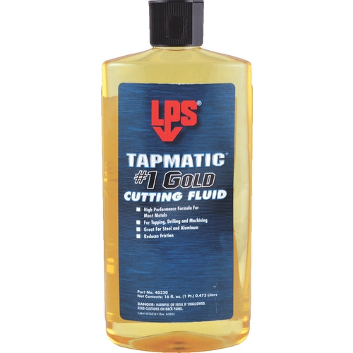 tapmatic cutting fluid 1 gold 16oz Lubricant liquid drill tap lps labs