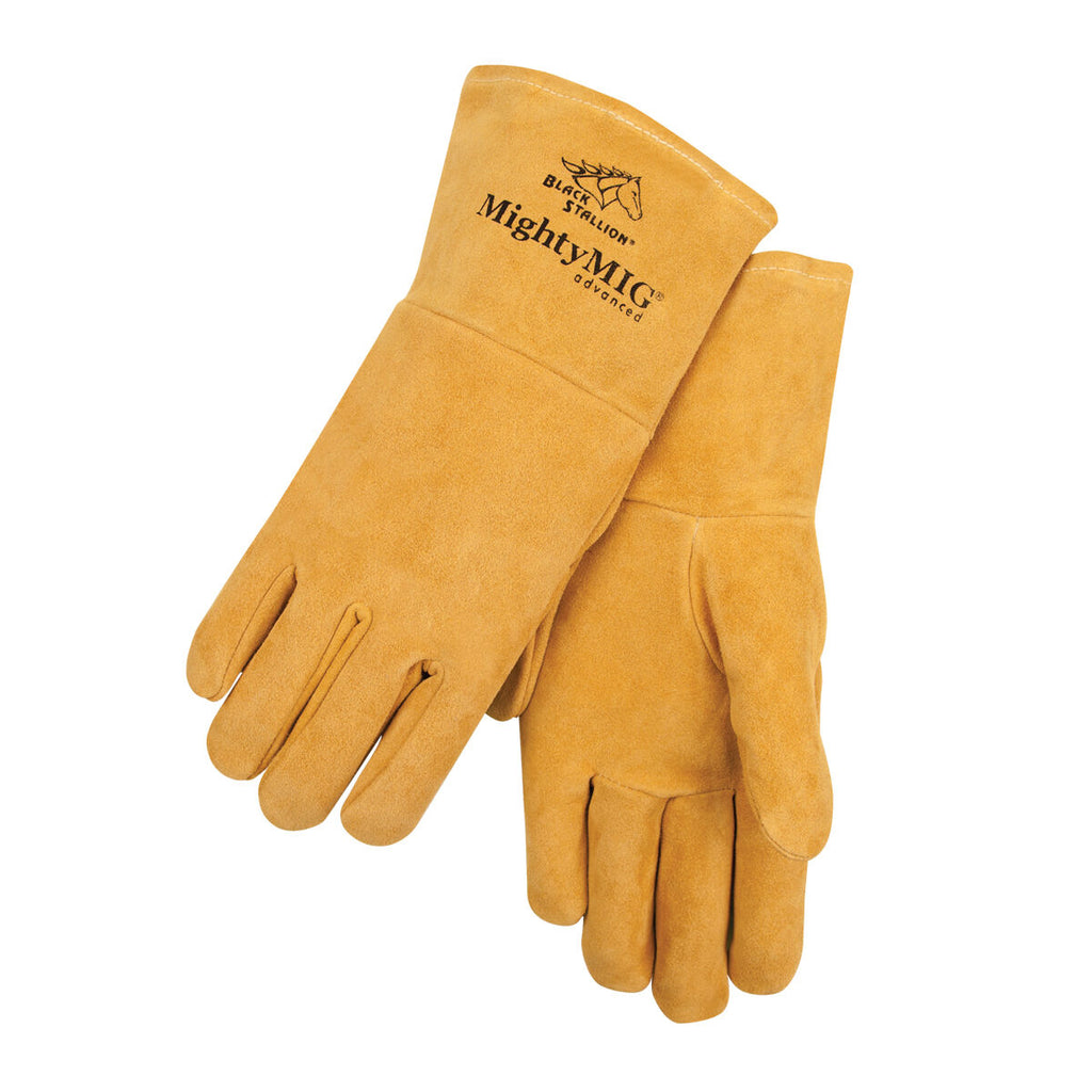 Revco Gold Split Cowhide MightyMIG Welding Glove Large - 39ADV