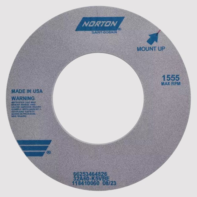 Norton 20 x 2 x 8 Type 1 32A46-I8VBE Cylindrical Wheel - N69078665433