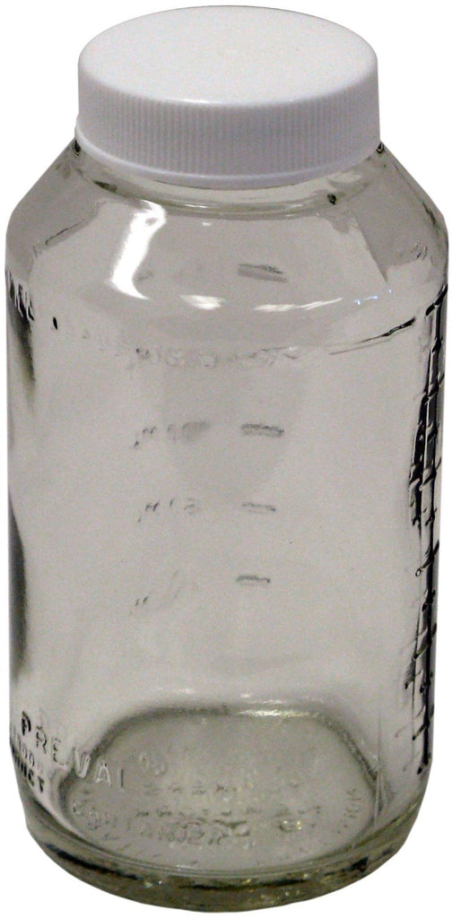 Preval Paint Sprayer 6oz Glass Jar with Lid - PRE 0269