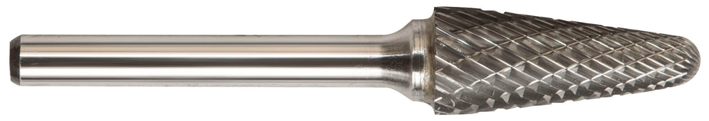 Drillco Solid Carbide 14° Included Angle Double Cut Bur - 7LDC - Select Size for Pricing