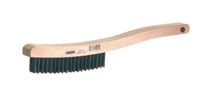 curved handle scratch brush
