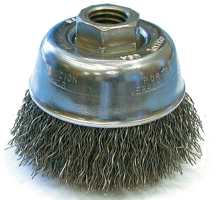 Osborn 2-3/4" Stainless Steel Crimped Wire Cup Brush 6pk - 32086