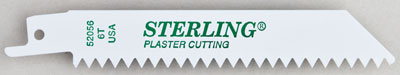 Sterling Wood & Plaster Cutting 1/2" Shank Reciprocating Saw Blades - Select Size for Pricing